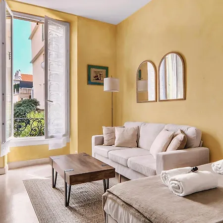 Apartment T1 - Cocon Dore Et Jardin Secret, Liberation Nice